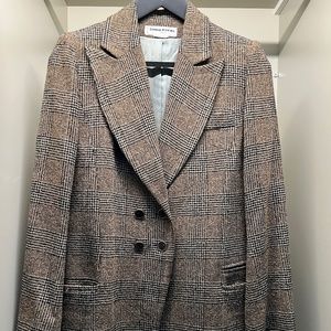 Vintage Sonia Rykiel tweed double-breasted blazer